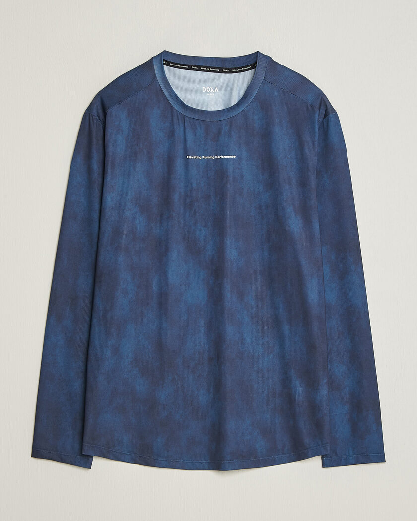 DOXA Rerun Long Sleeve T-Shirt Indigo – Harmaa