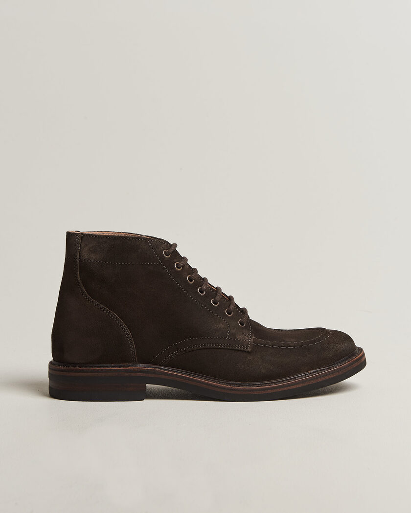 Astorflex Nuvoflex Dainite Lace Up Boot Dark Brown Suede – Ruskea