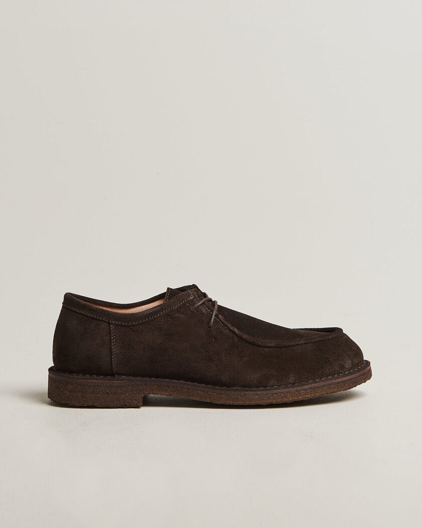 Astorflex Artflex Moc Toe Dark Brown Suede – Ruskea