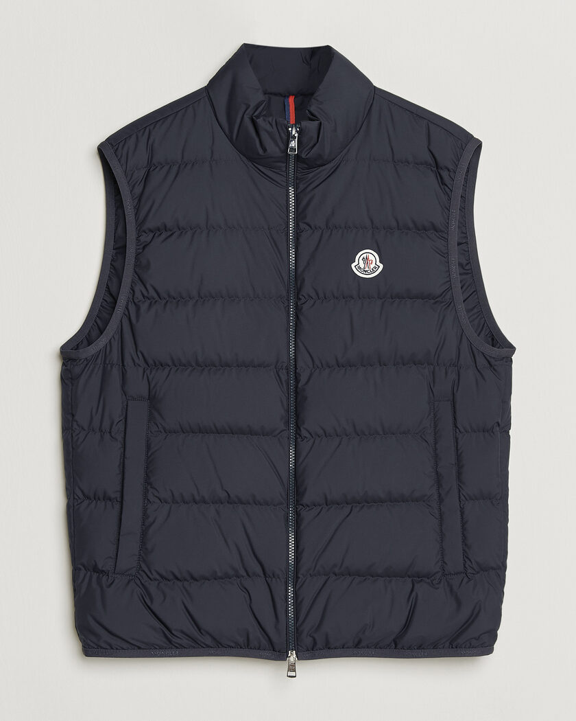Moncler Contrin Down Vest Navy – Sininen