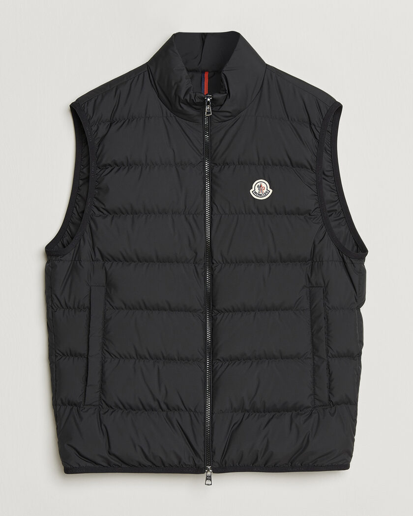 Moncler Contrin Down Vest Black – Musta