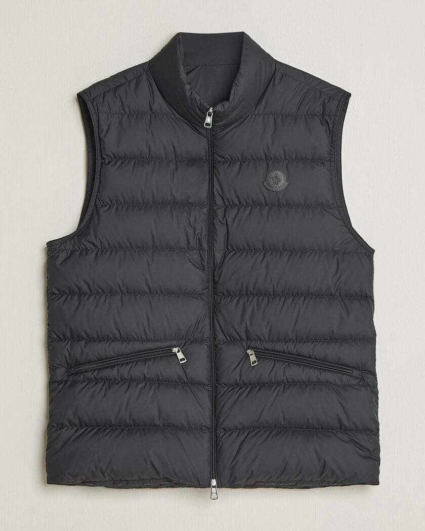 Moncler Treompan Down Vest Black – Musta