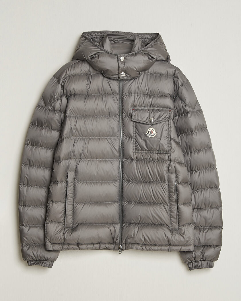 Moncler Verith Hooded Down Jacket Grey – Harmaa