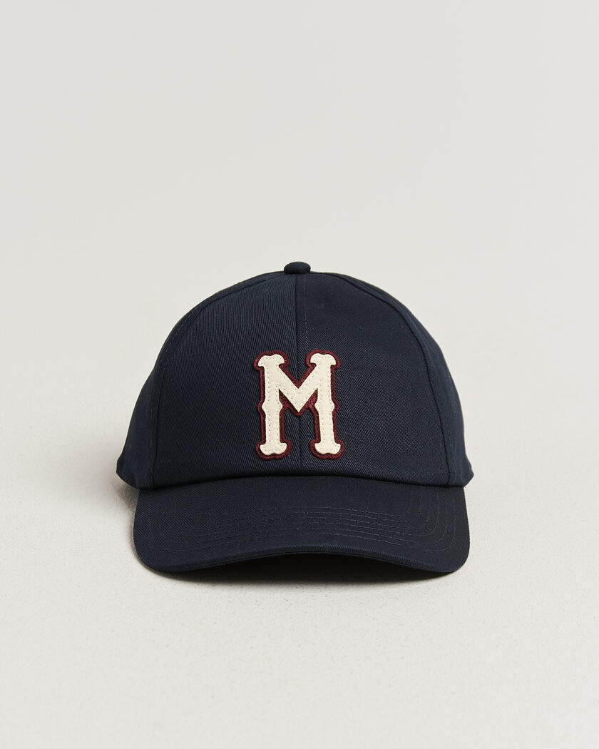 Moncler College Logo Baseball Cap Navy – Sininen