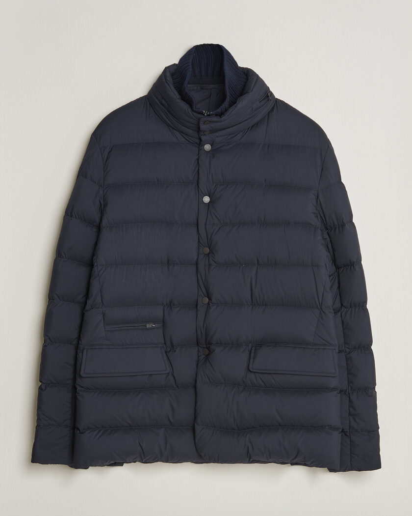 Moncler Elarune Down Blazer Navy – Sininen