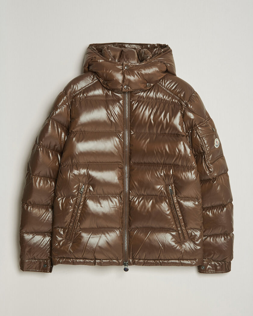 Moncler Maya Jacket Brown – Ruskea