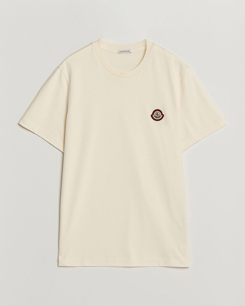 Moncler Logo T-Shirt Off White – Valkoinen