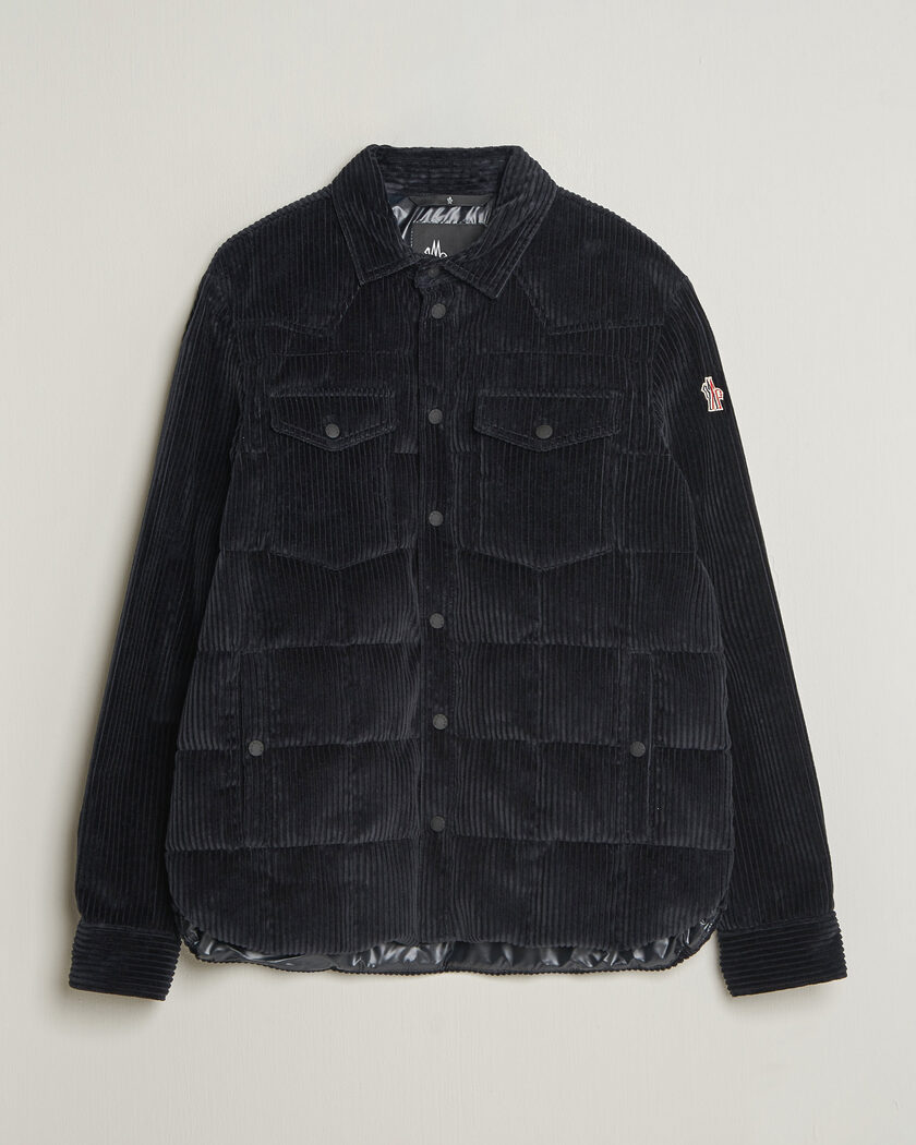 Moncler Grenoble Gelt Corduroy Shirt Jacket Navy – Sininen