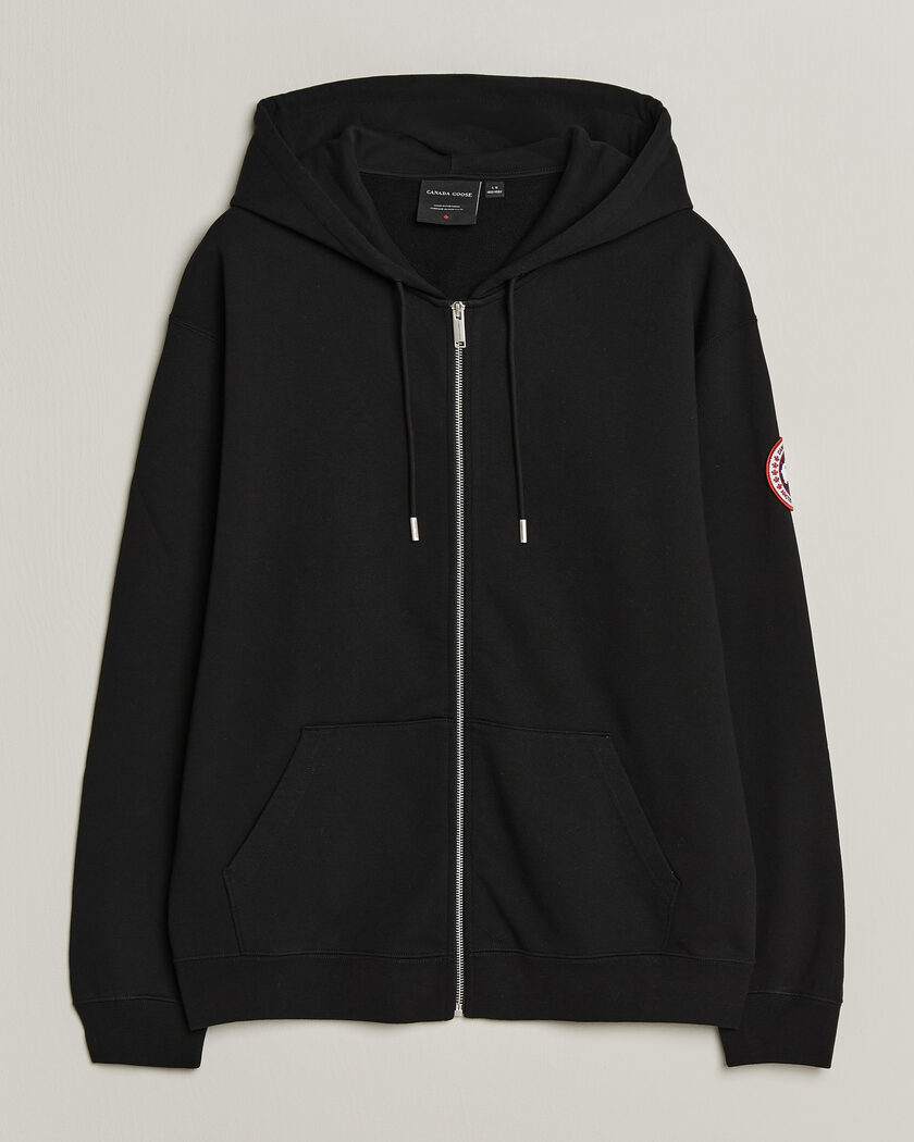 Canada Goose Loon Full Zip Hoodie Black – Musta