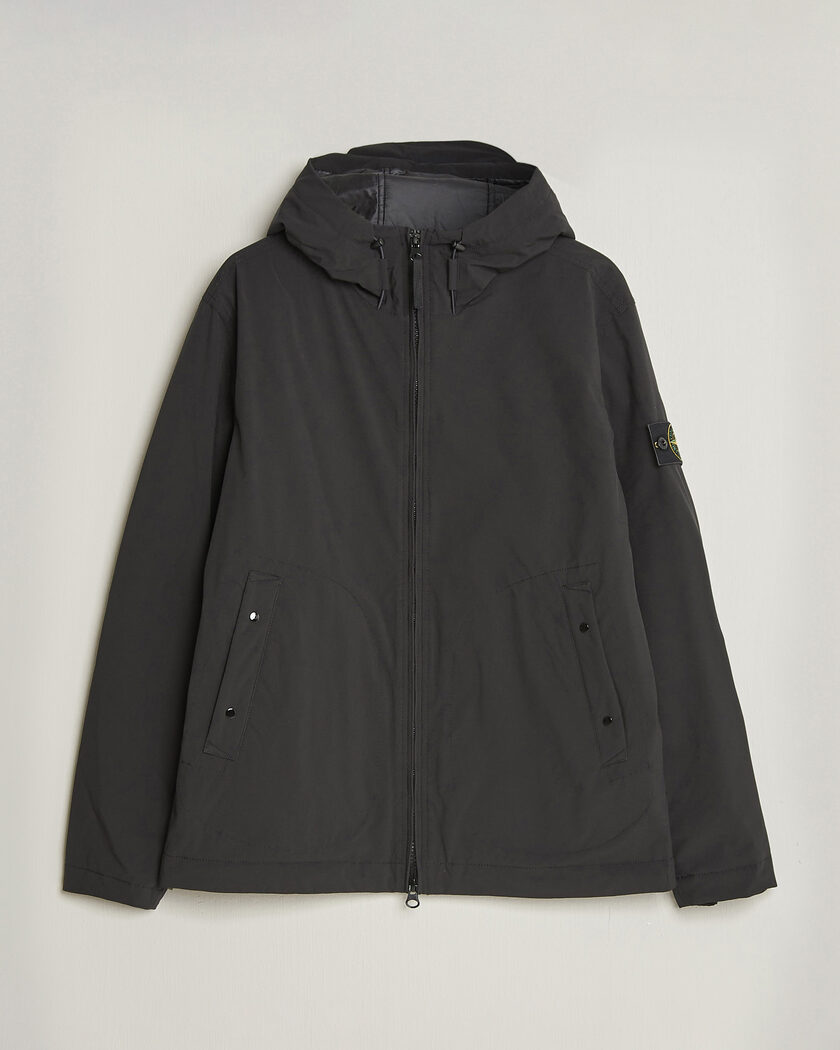 Stone Island Short Soft Shell Parka Black – Musta