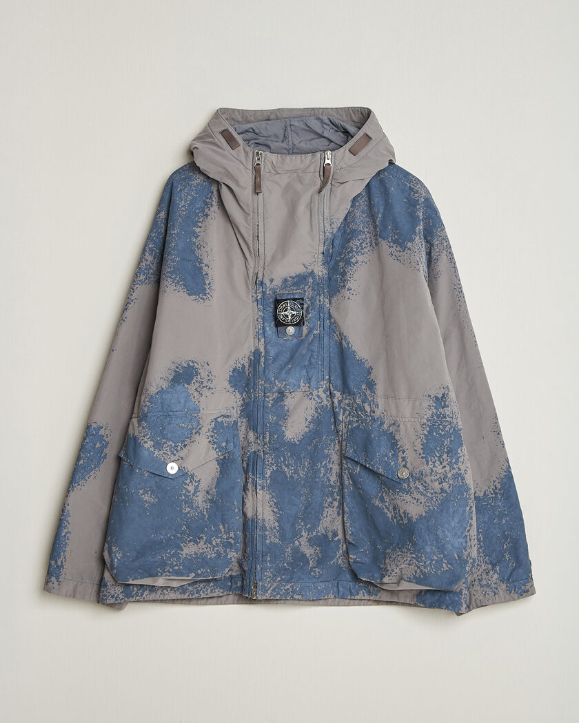 Stone Island Hand Painted David Light TC Short Parka Grey – Harmaa