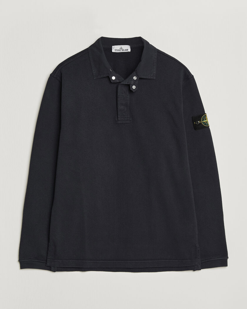 Stone Island Heavy Cotton Jersey Polo Blue Navy – Sininen