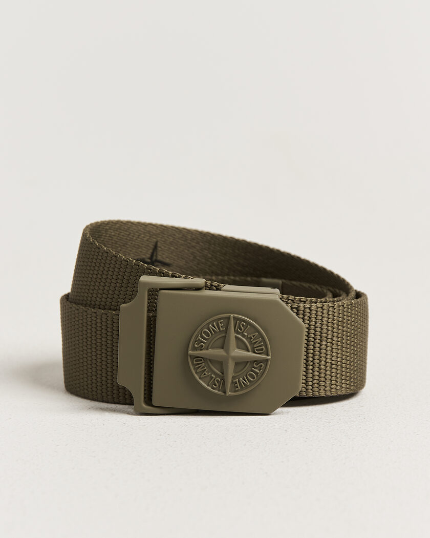 Stone Island Textile Belt Military Green – Vihreä