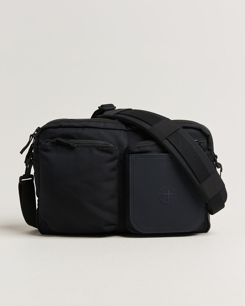 Stone Island Nylon Panama Shoulder Bag Navy Blue – Sininen