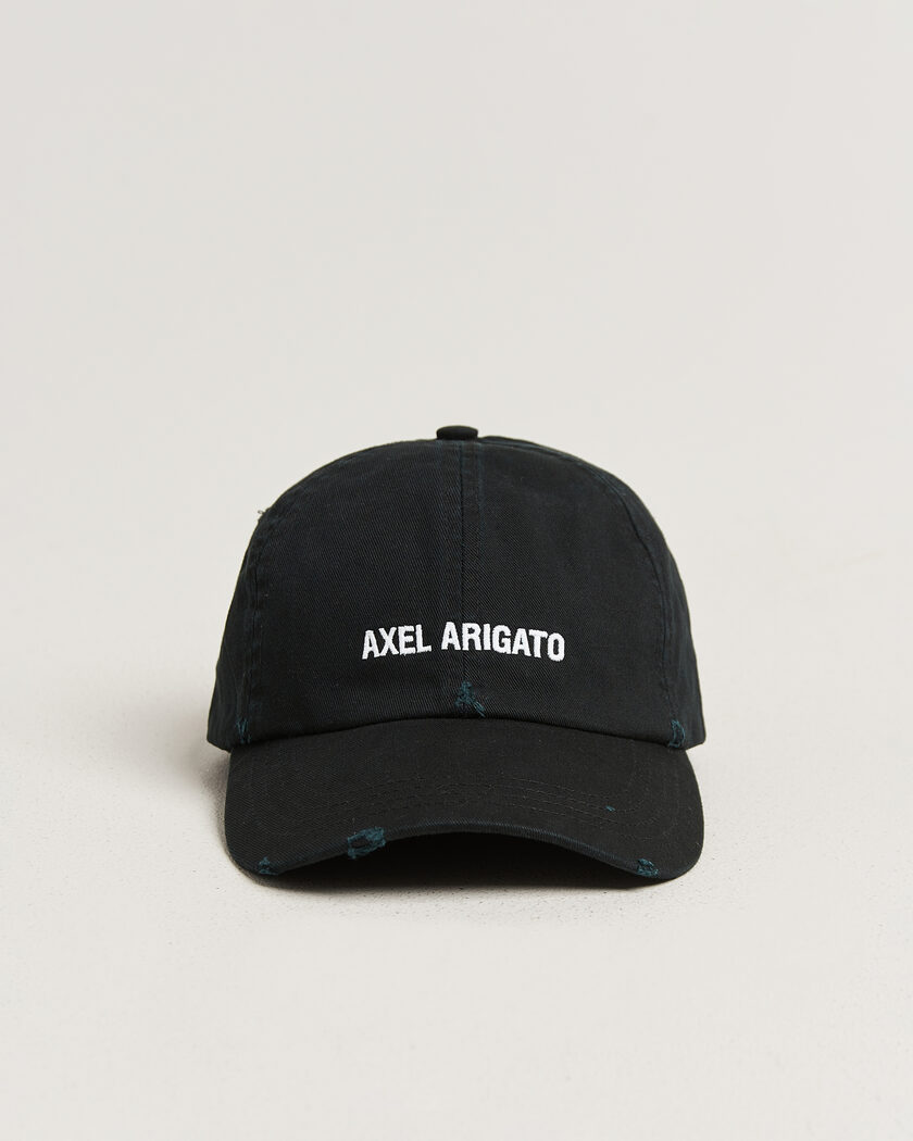 Axel Arigato AA Logo Cap Washed Black – Musta