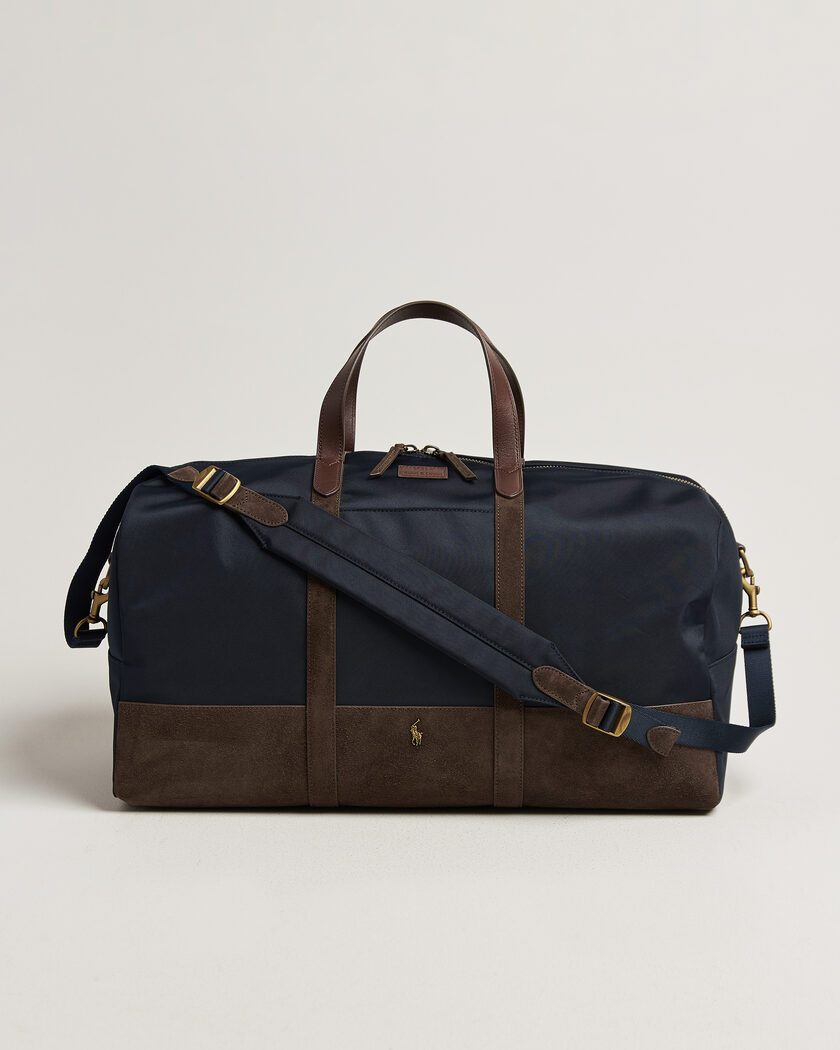 Polo Ralph Lauren Duffle Bag Newport Navy/Brown – Sininen