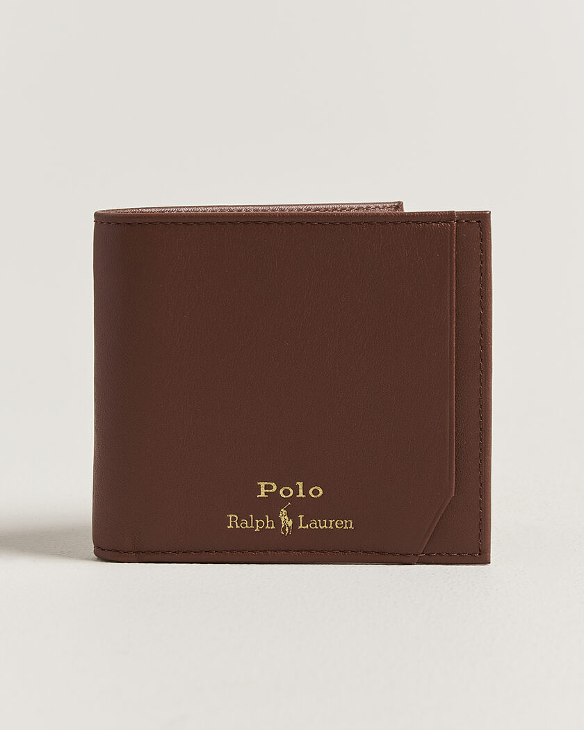 Polo Ralph Lauren Smooth Leather Wallet Saddle – Ruskea