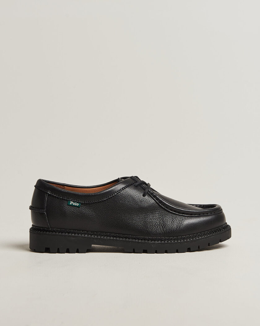 Polo Ralph Lauren Jett Apron Derby Shoe Black – Musta