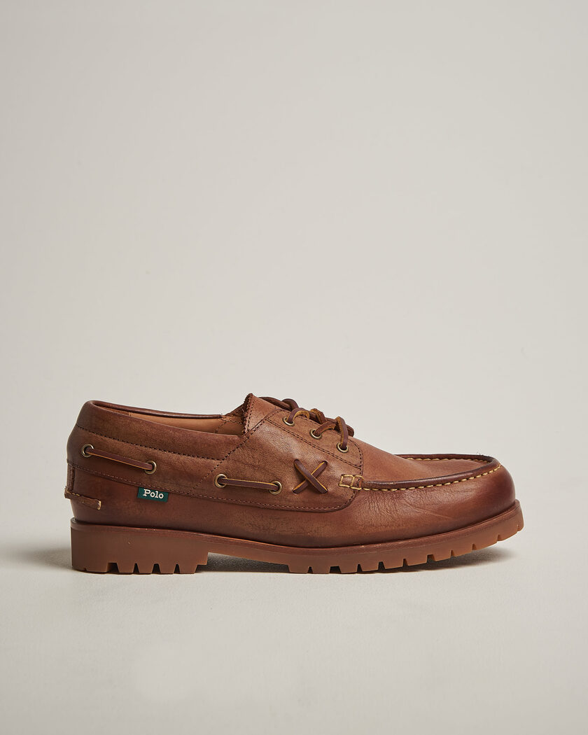 Polo Ralph Lauren Ranger Deck Boat Shoe Brown – Ruskea