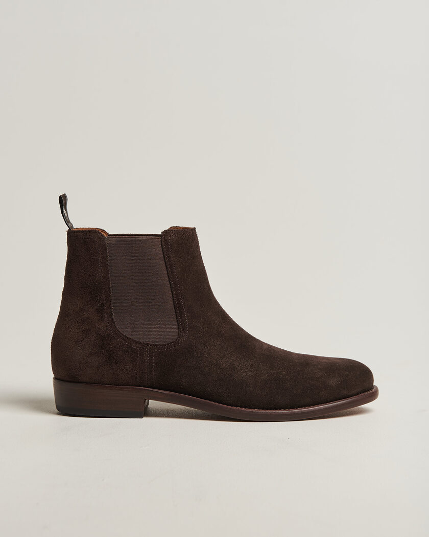  Polo Ralph Lauren Owen Suede Chelsea Boots Dark Chocolate – Ruskea
