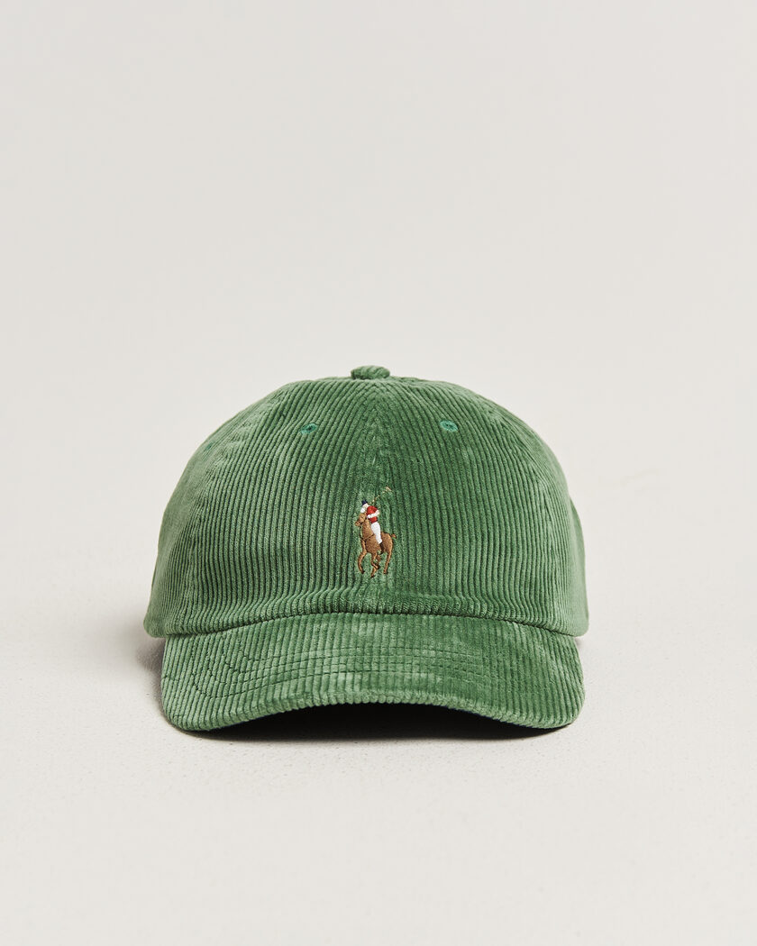 Polo Ralph Lauren Corduroy Cap Meadow Green – Vihreä