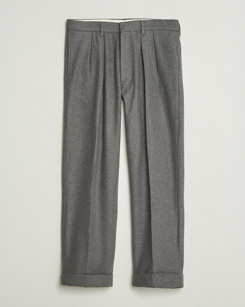 Polo Ralph Lauren Flanell Blend Straight Fit Pants Medium Grey – Harmaa