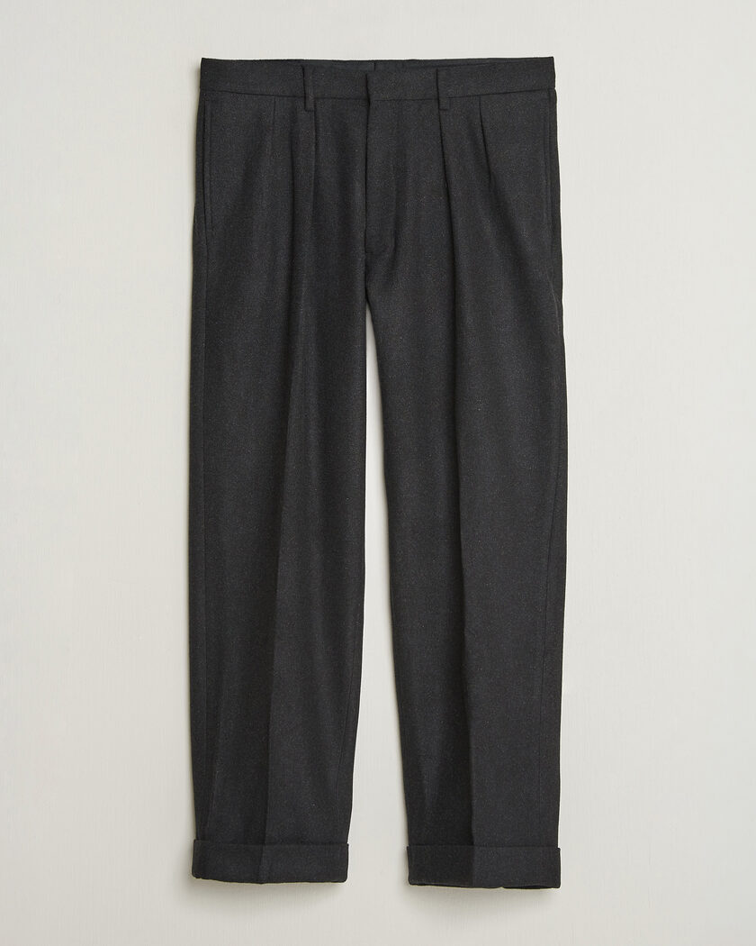 Polo Ralph Lauren Flanell Blend Straight Fit Pants Dark Grey – Harmaa
