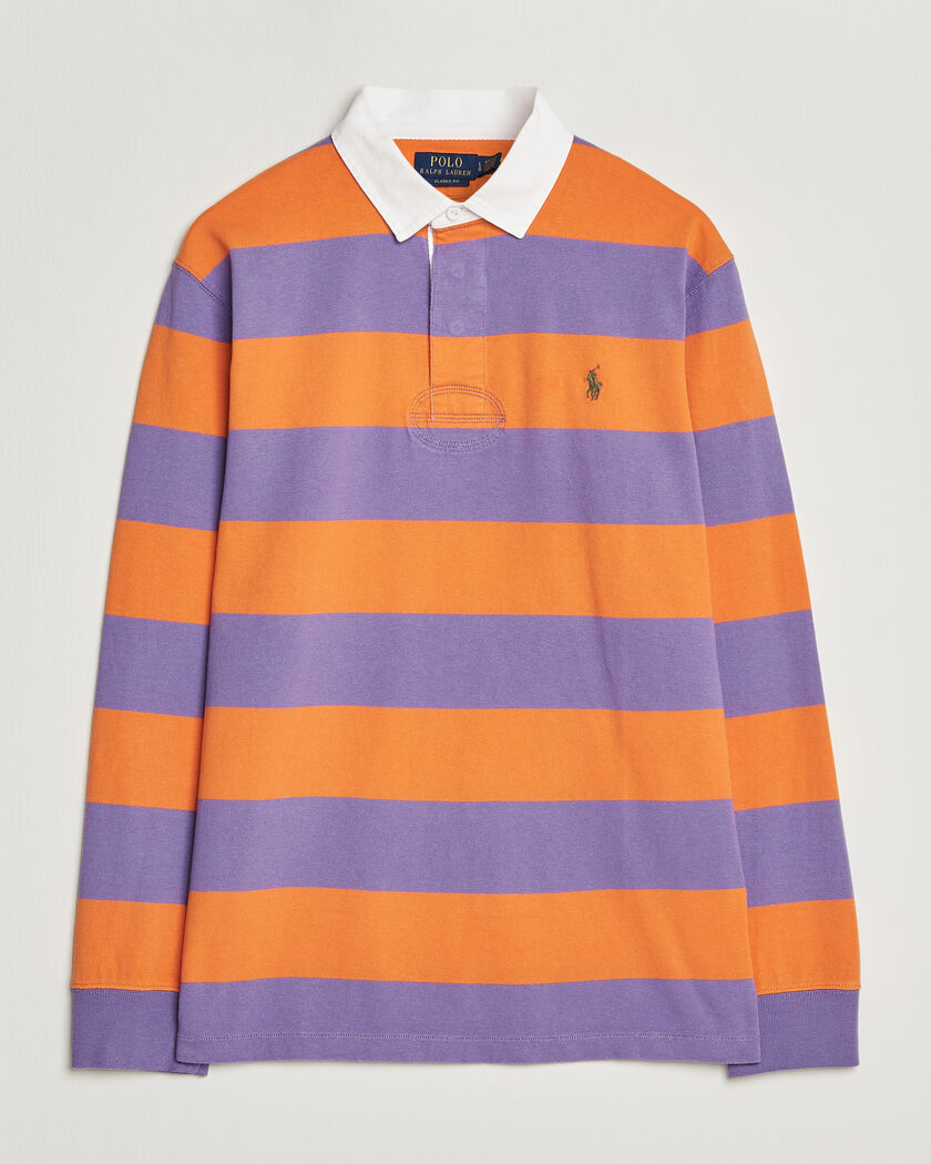 Polo Ralph Lauren Striped Jersey Rugger Purple/Orange – Monivärinen