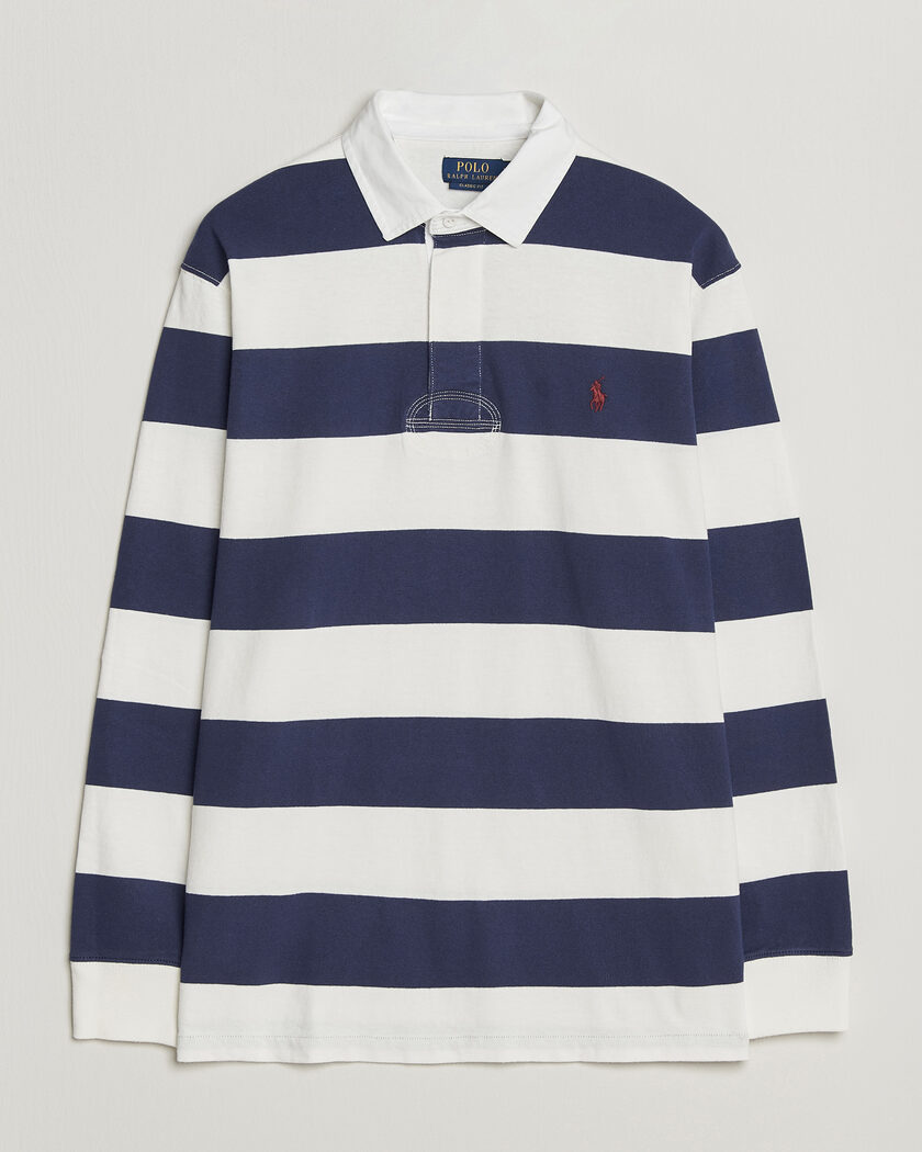 Polo Ralph Lauren Striped Jersey Rugger Cream/Navy – Monivärinen