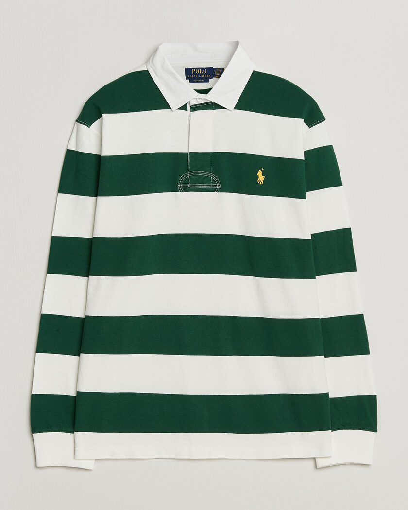 Polo Ralph Lauren Striped Jersey Rugger Cream/Forest – Monivärinen