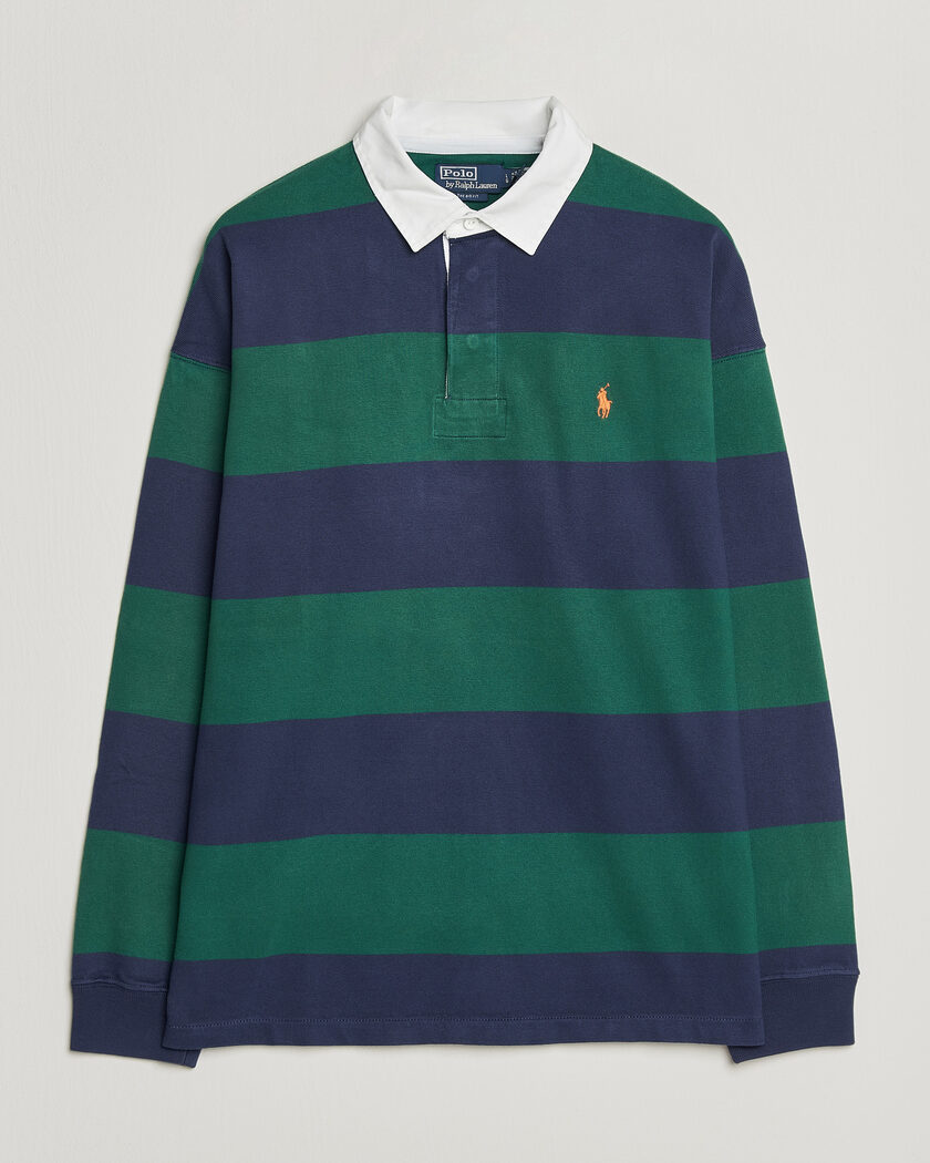 Polo Ralph Lauren Jersey Knitted Rugby Pullover Green/Cobolt – Monivärinen