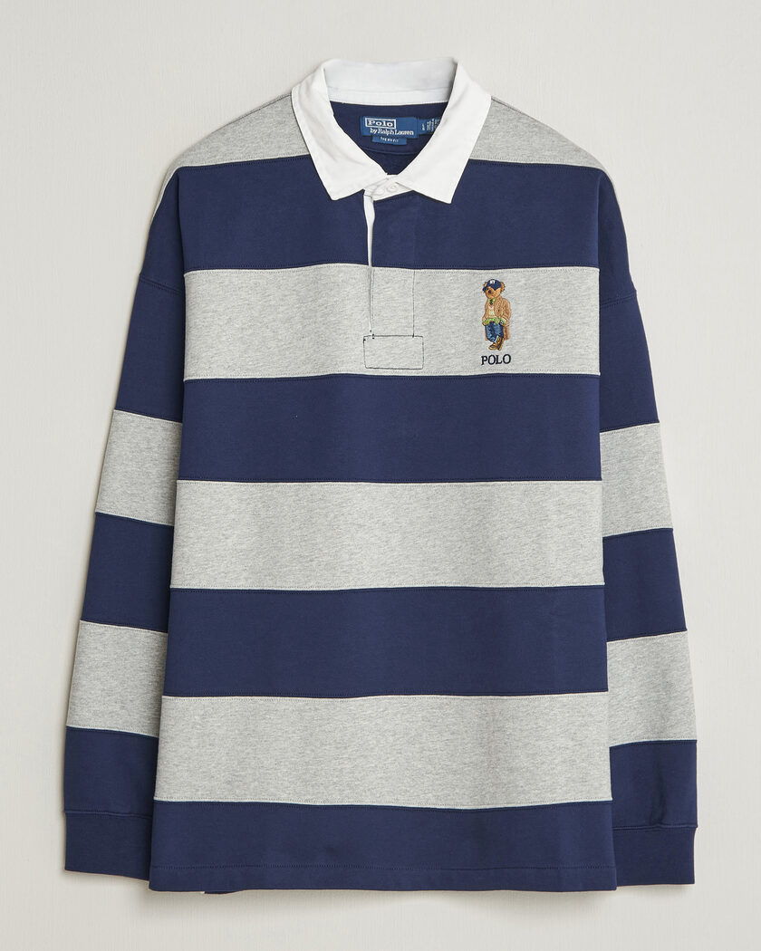 Polo Ralph Lauren Rugby Pullover Navy/Andover Heather – Monivärinen