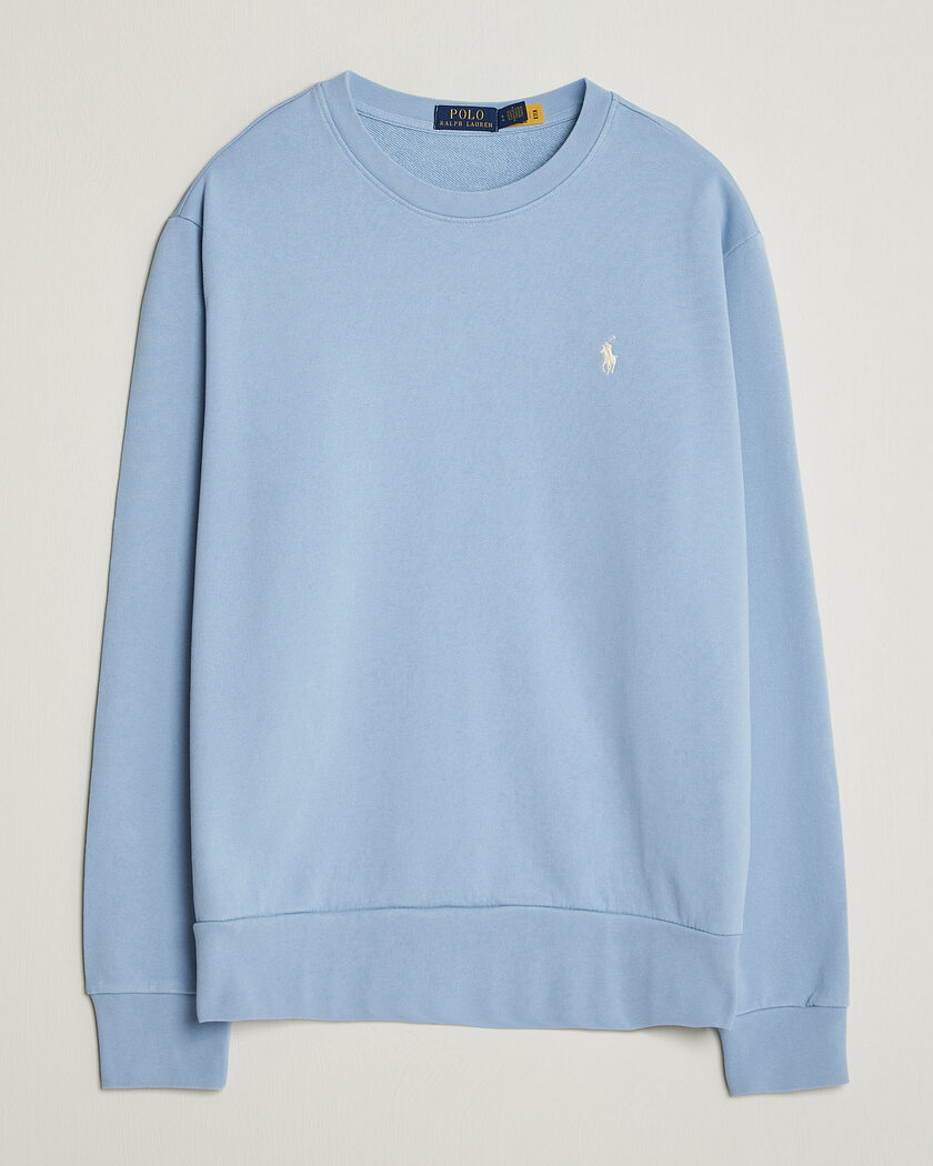 Polo Ralph Lauren Loopback Terry Sweatshirt Chambray Blue – Sininen
