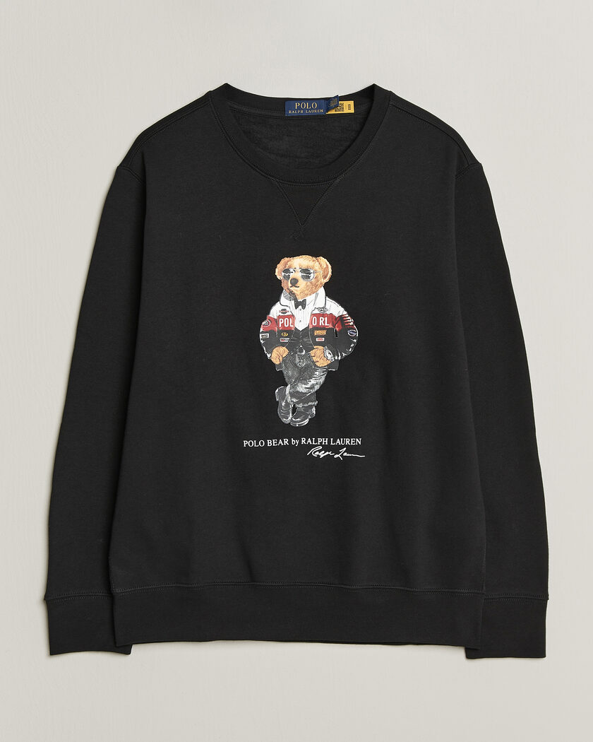 Polo Ralph Lauren Fleece Bear Sweatshirt Polo Black – Musta