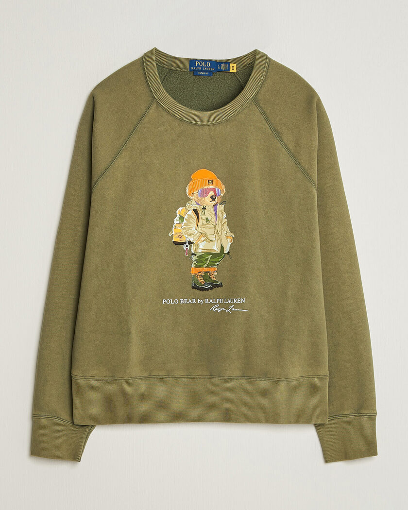 Polo Ralph Lauren Fleece Bear Sweatshirt Cruise Olive – Vihreä