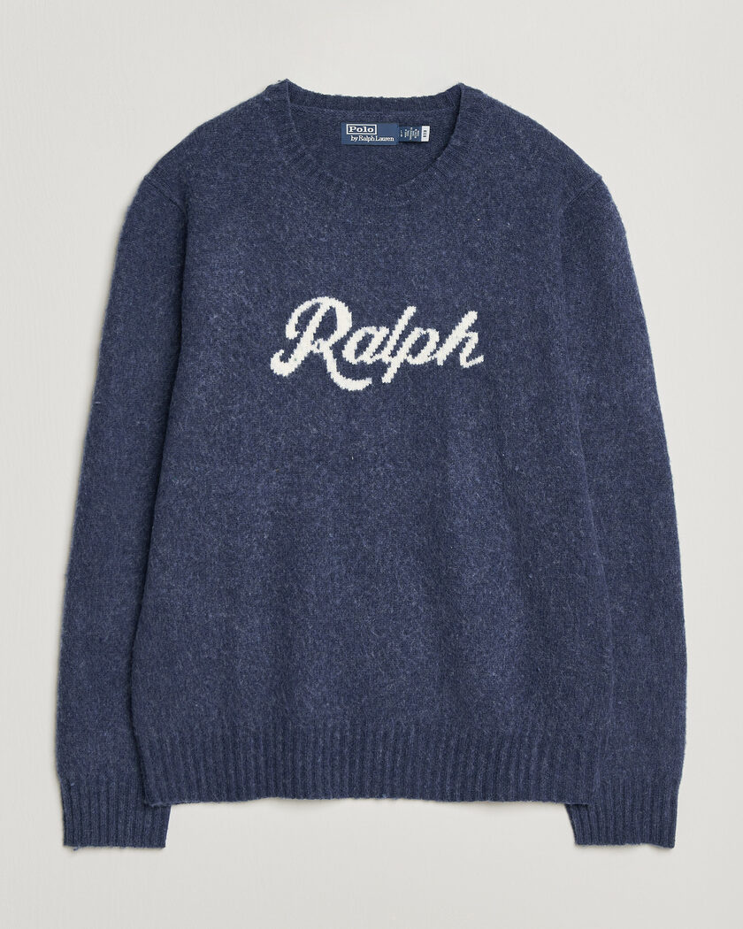 Polo Ralph Lauren Wool/Cashmere Pullover Navy Combo – Sininen