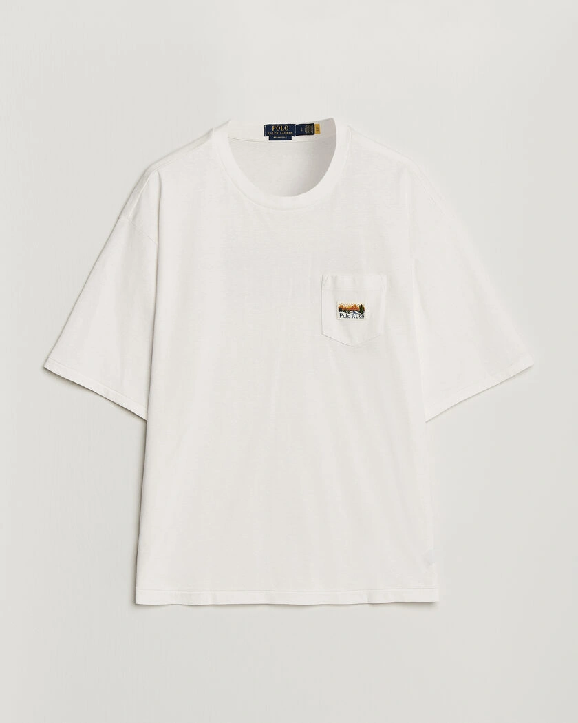 Polo Ralph Lauren Relaxed Fit Print T-Shirt Nevis – Valkoinen