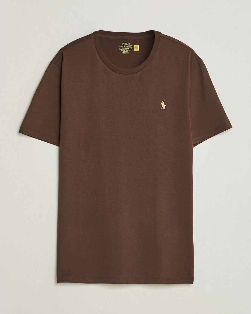 Polo Ralph Lauren Custom Slim Fit T-shirt Nutmeg Brown – Ruskea