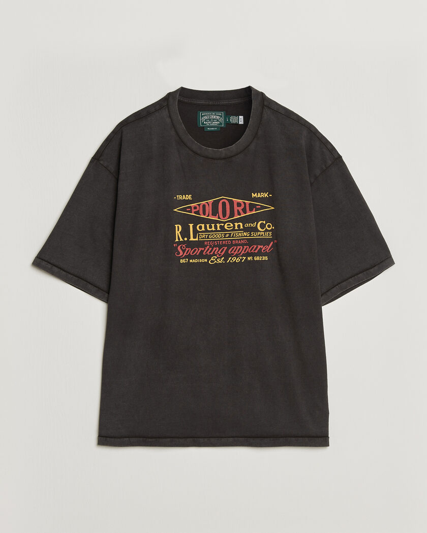 Polo Ralph Lauren Relaxed Fit Print T-Shirt Polo Black – Musta