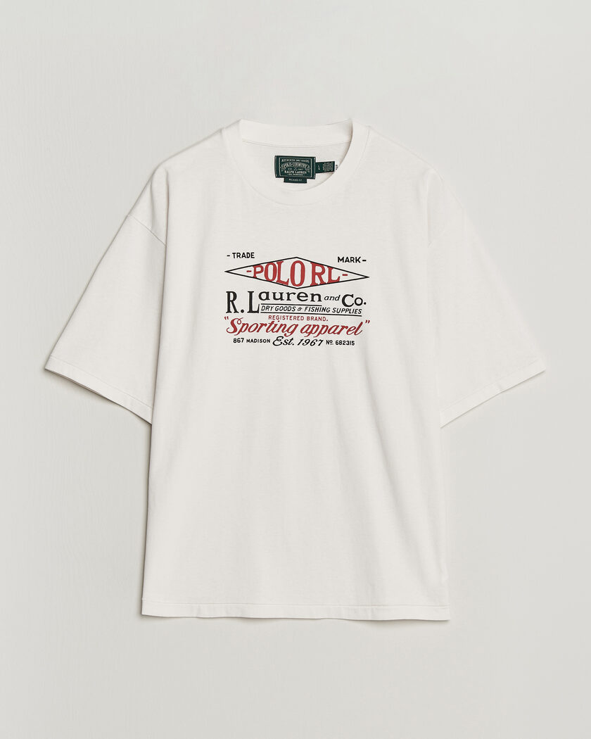 Polo Ralph Lauren Relaxed Fit Print T-Shirt Nevis – Valkoinen