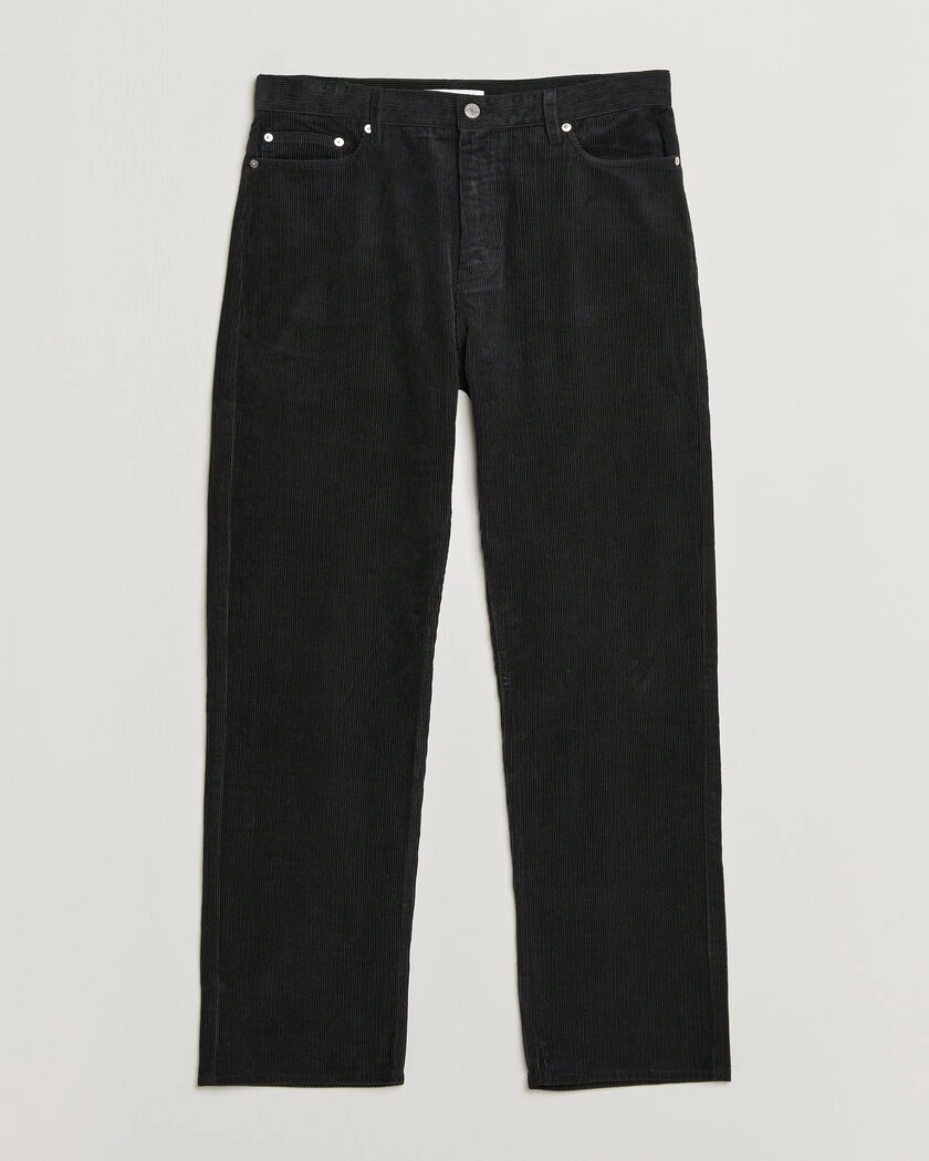 Samsøe Samsøe Eddie Corduroy Trousers Black – Musta