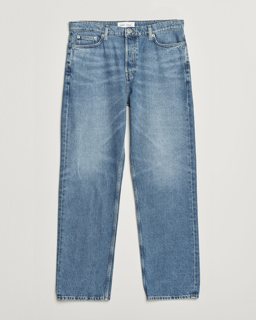 Samsøe Samsøe Eddie Regular Fit Jeans Retro Wash – Sininen