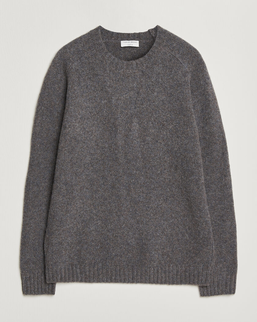 Tiger of Sweden Adryan Yak/Alpaca Knitted Sweater Grey Melange – Harmaa