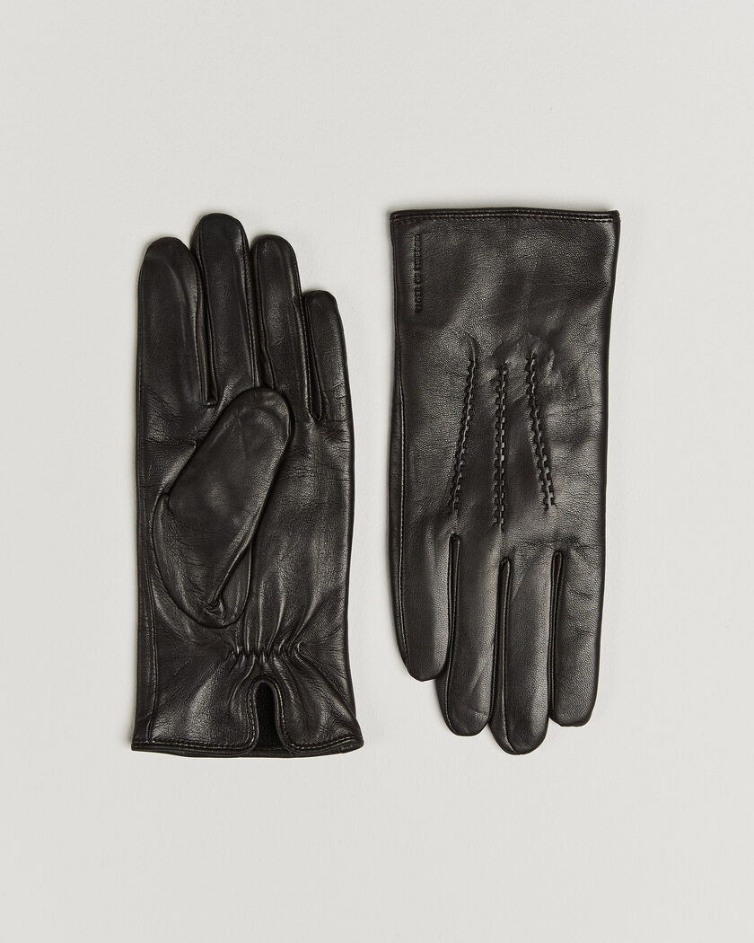 Tiger of Sweden Garvin Leather Gloves Espresso – Ruskea