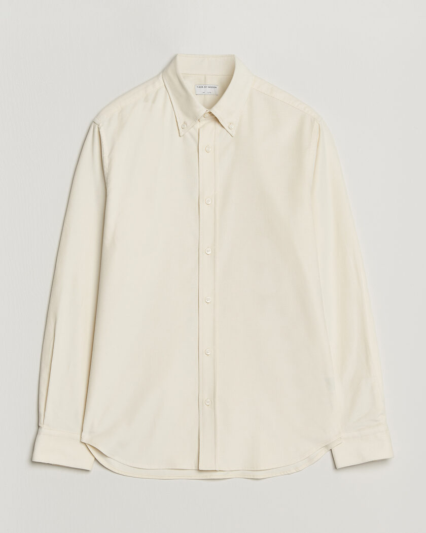 Tiger of Sweden Bjorn Corduroy Shirt Cream White – Valkoinen