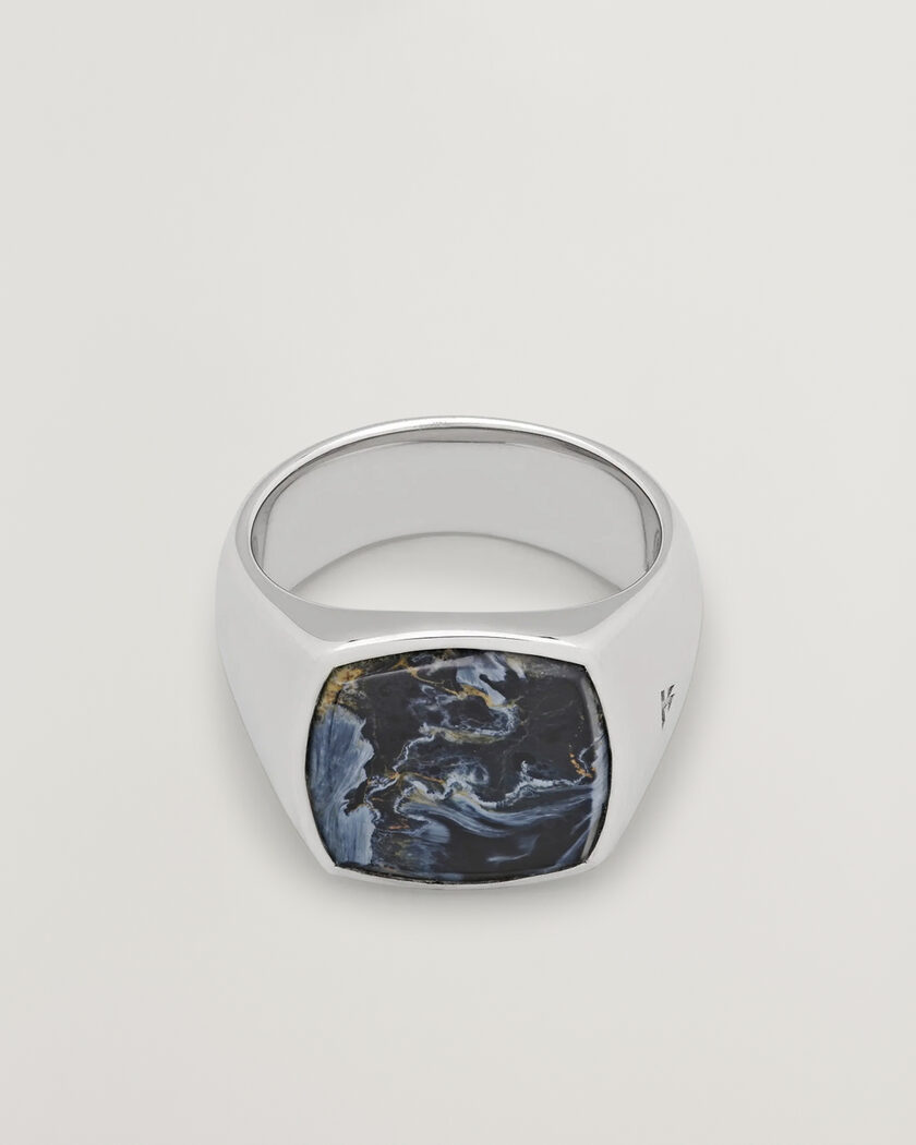 Tom Wood Cushion Pietersite Ring Silver – Hopea