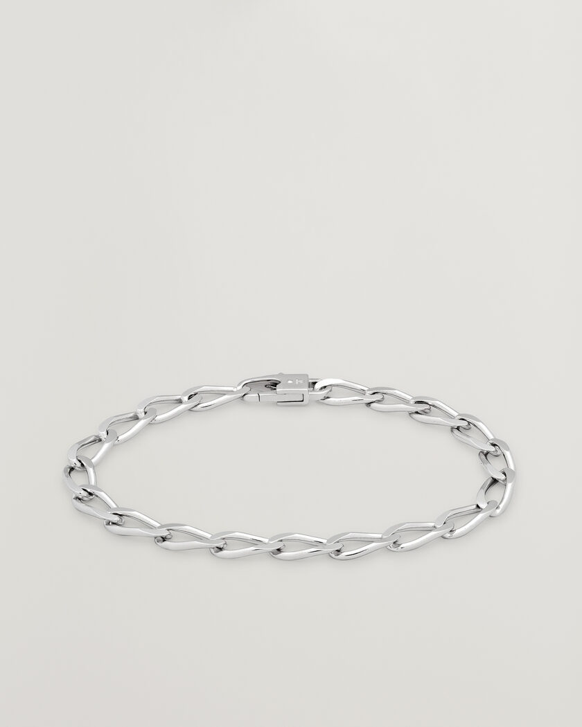 Tom Wood Arlo Large Bracelet Silver – Hopea