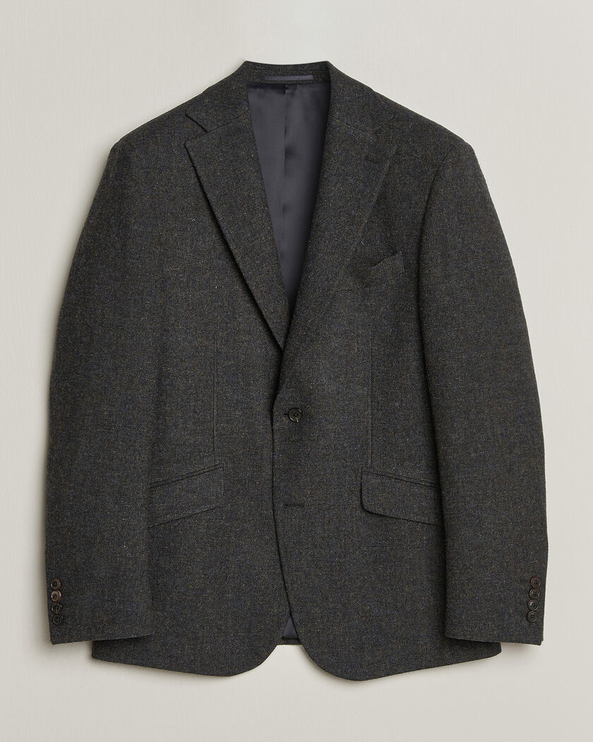 Walker Slater Edward Shetland Wool Donegal Blazer Navy – Sininen