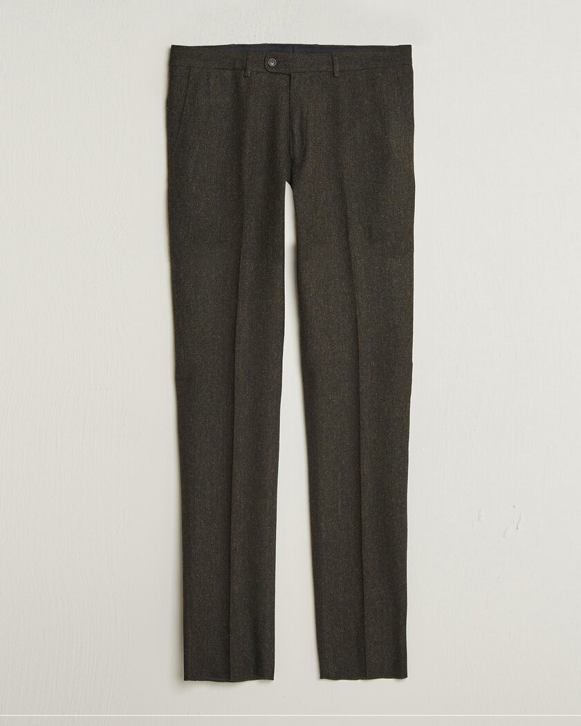 Walker Slater Edward Shetland Wool Donegal Trousers Brown – Ruskea