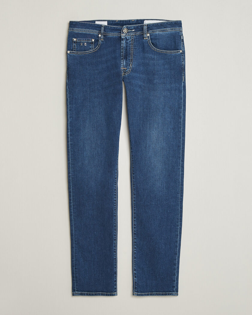 Tramarossa Michelangelo Stretch Jeans Mid Blue – Sininen